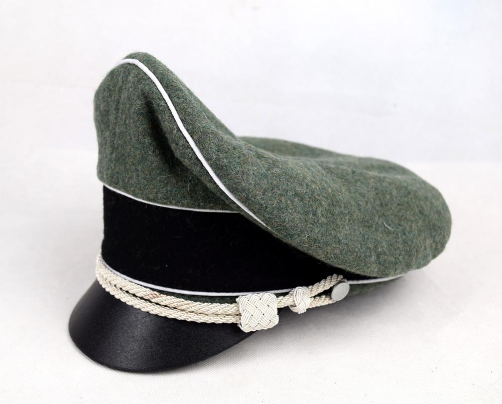 Leather Work Hat - Topi Visor lapangan perwira padi Jerman