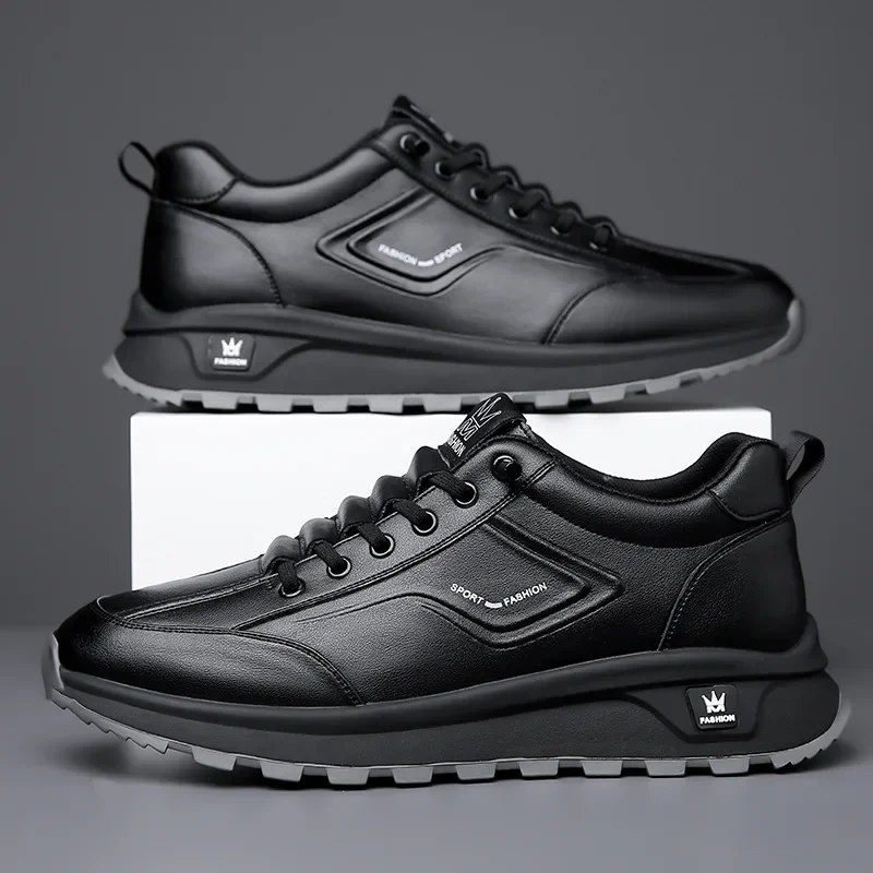 Leatherwork Clamp - Sepatu Kasual Sport Kulit Asli Pria