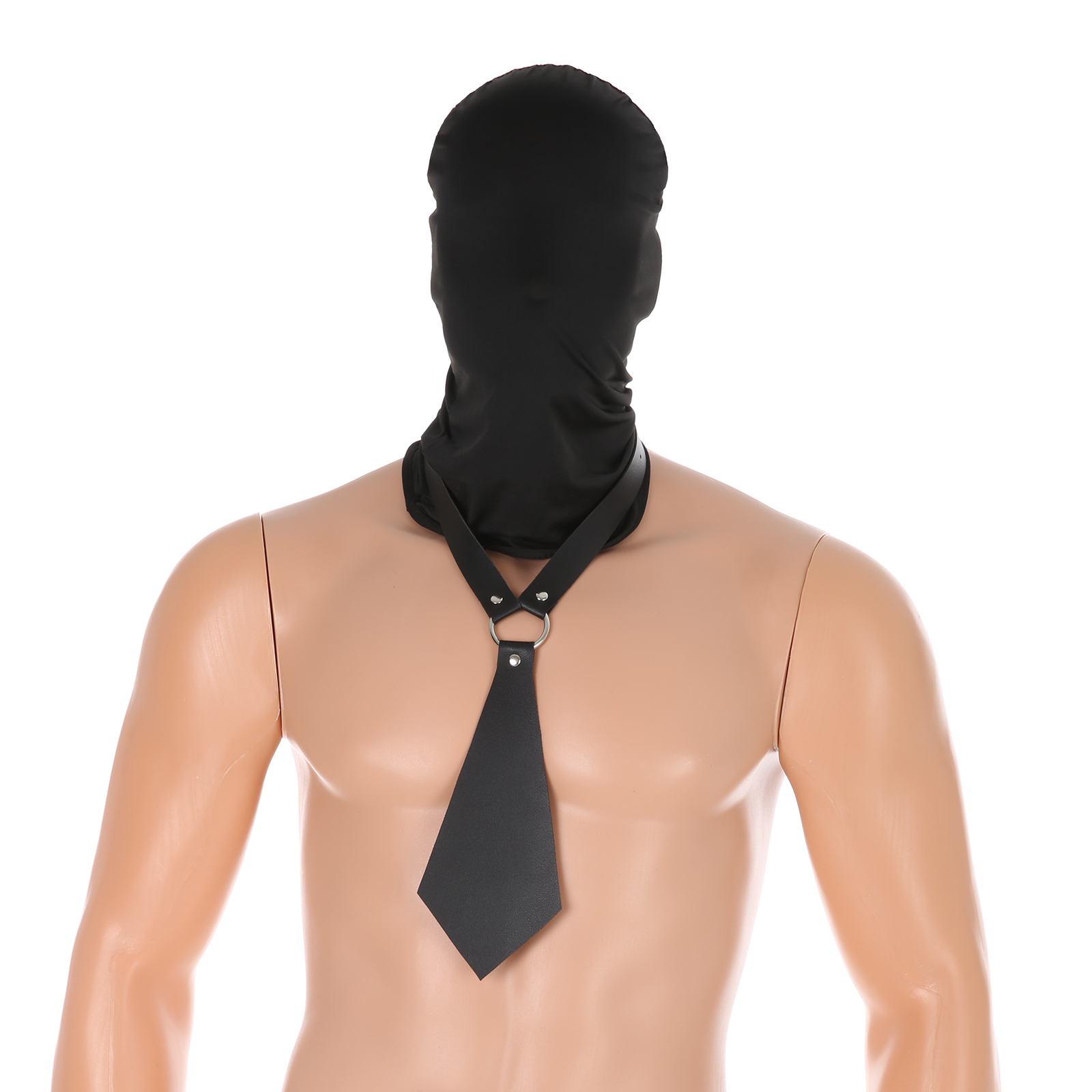 Leather Work Hat - Choker Kerah Dasi Kulit Imitasi Pria