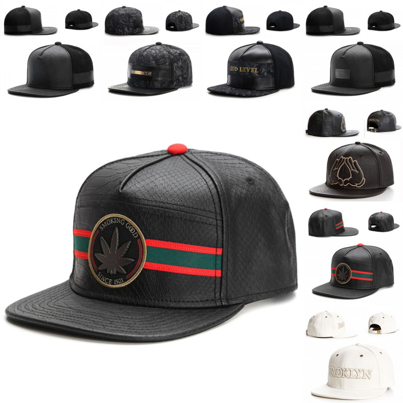Leather Work Hat - Topi Bisbol Kulit Merek Fashion untuk