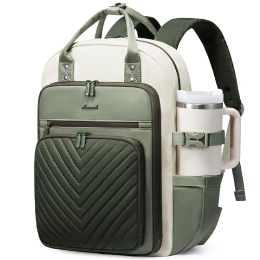For Leather Work - Tas Ransel Laptop untuk Wanita, Tas