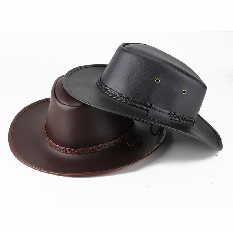 Leather Work Hat - Kostum Cosplay Karl Heisenberg Topi Aksesori