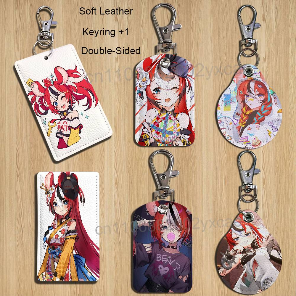 For Leather Work - Tempat Kartu Hakos Baelz Takodachi yang