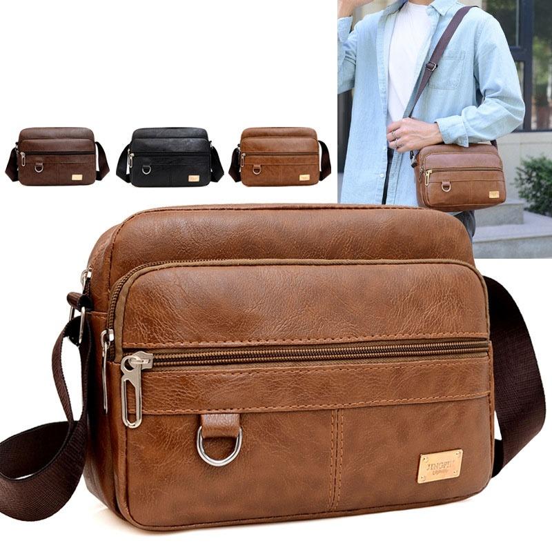 Tas Selempang Pria Kulit Tas S - Leather Work Bag Laptop ulasan dan harga