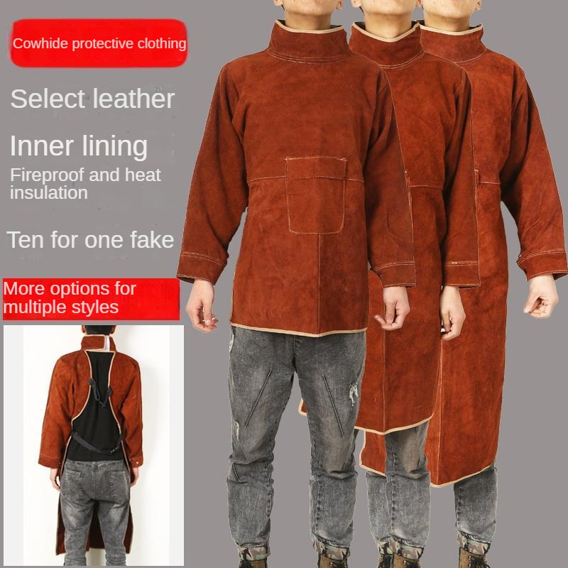 Pelindung tukang las kulit sap - Leather Work Overalls ulasan dan harga