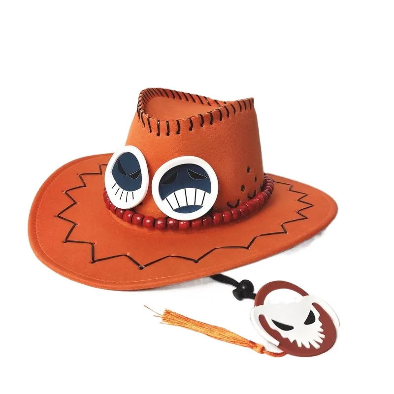 Halloween Ace Cap Cosplay Anim - Leather Work Hat ulasan dan harga