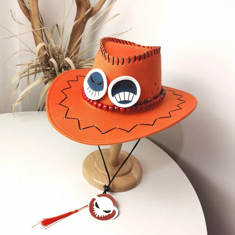Halloween Ace Cap Cosplay Anim - Leather Work Hat ulasan dan harga