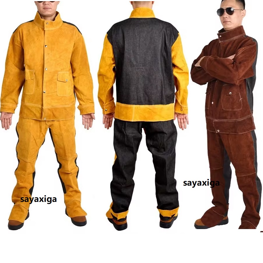 Setelan las kulit tugas berat, - Leather Work Overalls ulasan dan harga