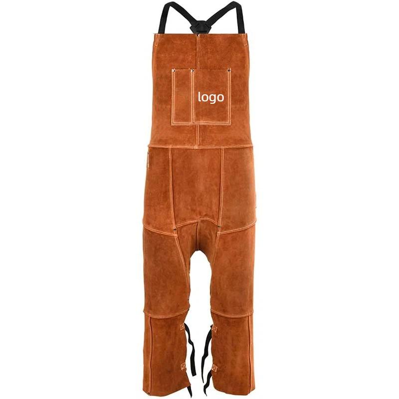 Celana Jumpsuit Pria Bermotif  - Leather Work Overalls ulasan dan harga