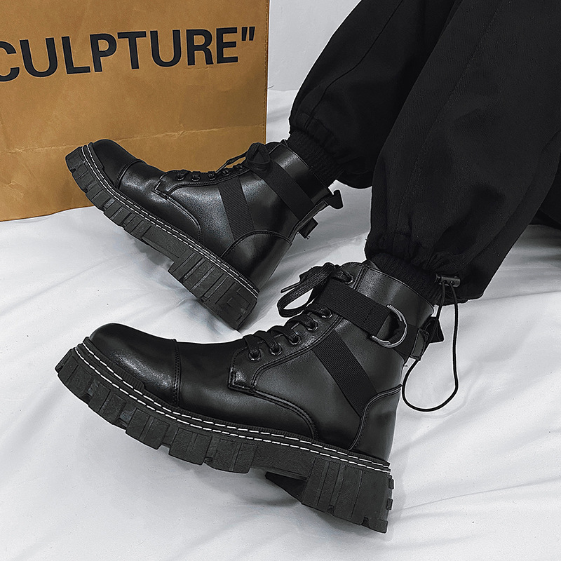Sepatu bot pria 2025 sepatu pr - Leatherwork Clamp ulasan dan harga