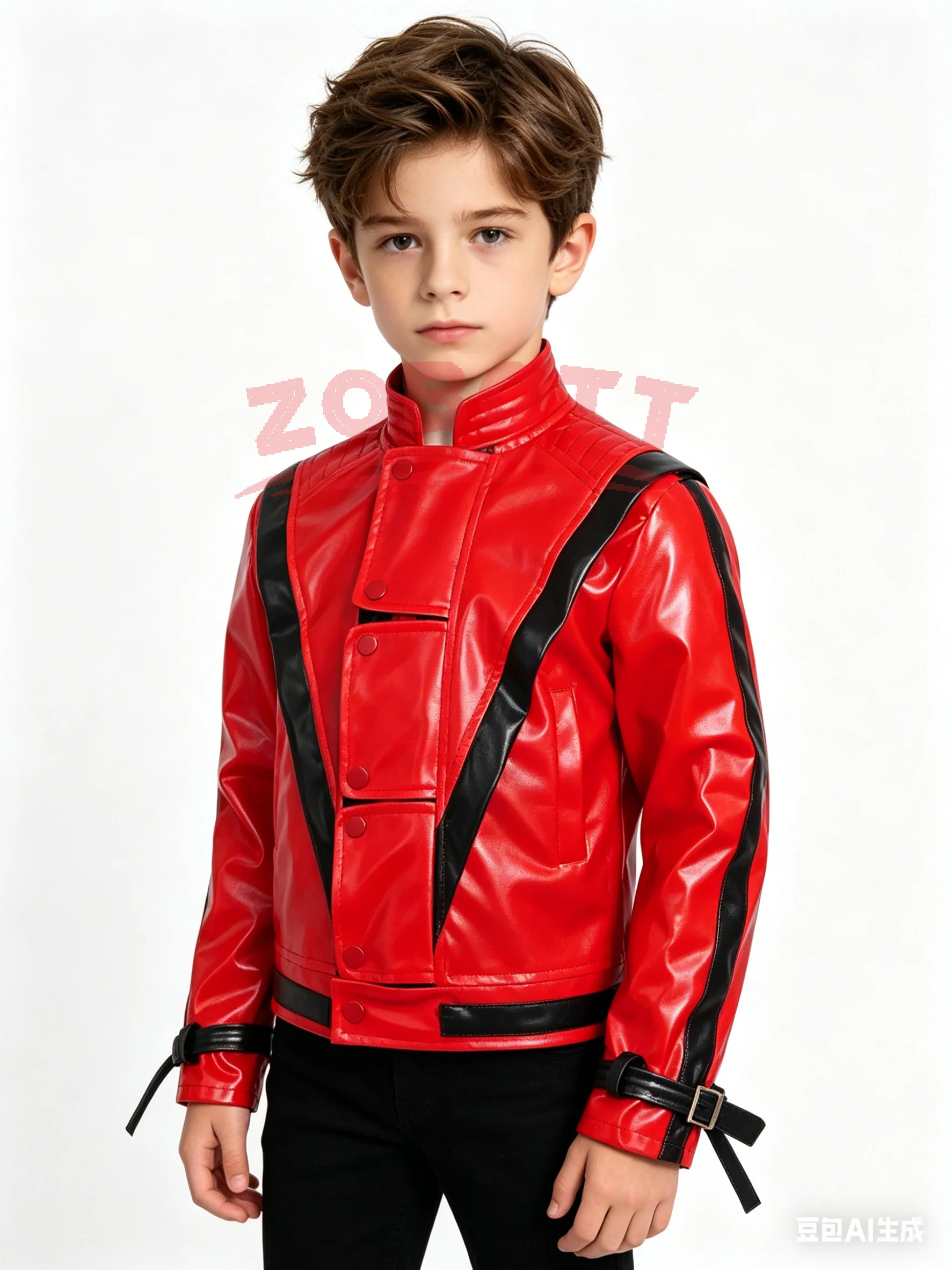 Jaket Kulit Merah Michael Jose - Leather Work Jacket ulasan dan harga