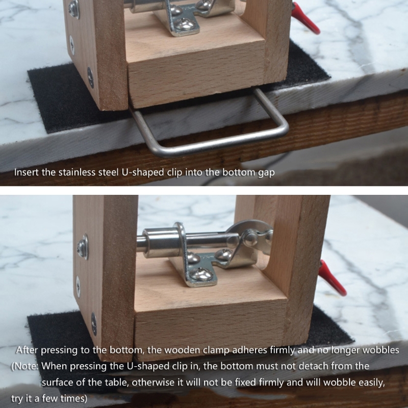 Alat Jahit Tangan Kayu Penjepi - Leatherwork Clamp ulasan dan harga