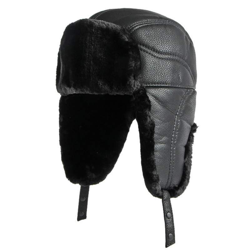 HT4002 Baru Kulit PU Topi Rusi - Leather Work Hat ulasan dan harga