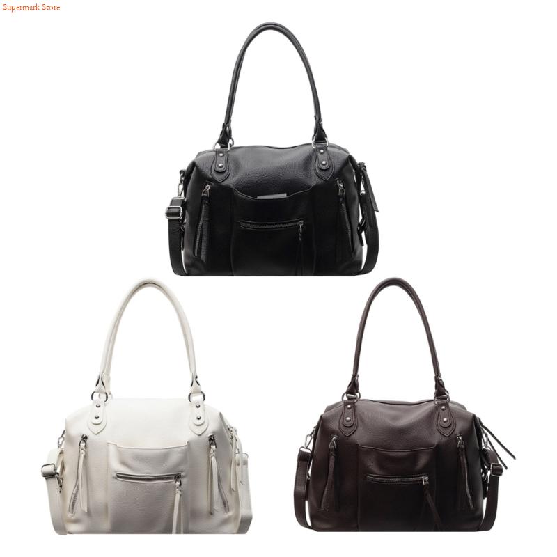 Q5WE Tas Ketiak Serbaguna Tas  - Leather Work Duffle Bag ulasan dan harga