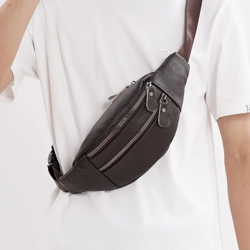 Tas Pinggang Pria Kulit Asli T - Leather Work Bag Laptop ulasan dan harga
