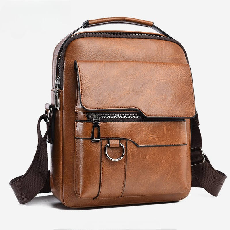 Tas Selempang Pria Gaya Korea  - Leather Work Bag Laptop ulasan dan harga