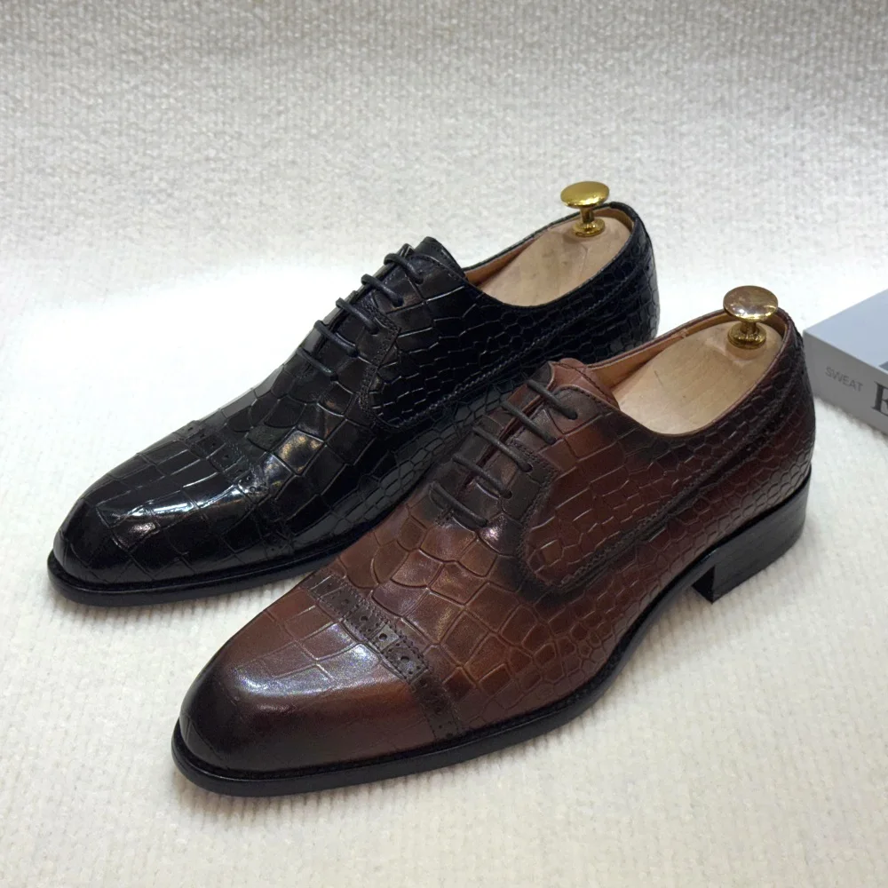 Sepatu Gaun Kulit Asli Pria Bu - Leather Work Hat ulasan dan harga