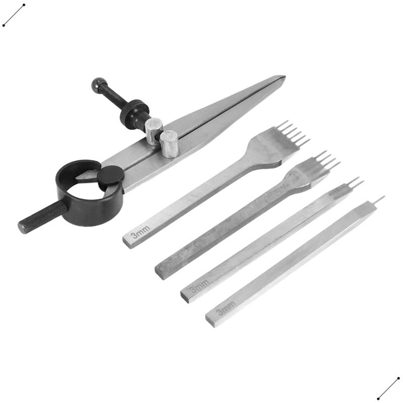 Set Pahat Kulit, Alat Pelubang - Wing Divider Stitch ulasan dan harga