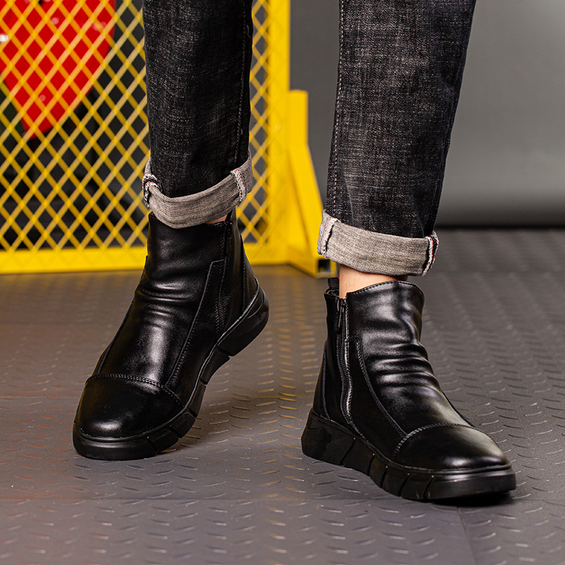Sepatu bot keamanan kerja pria - Leather Work Hat ulasan dan harga