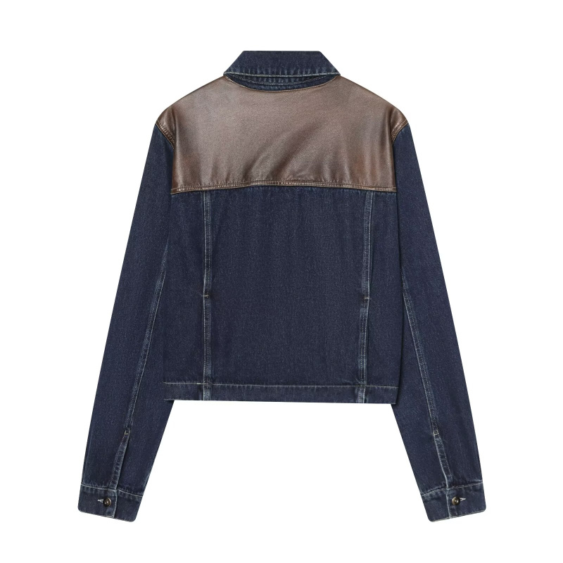 Set Jaket & Celana Jeans Wanit - Leather Work Jacket ulasan dan harga