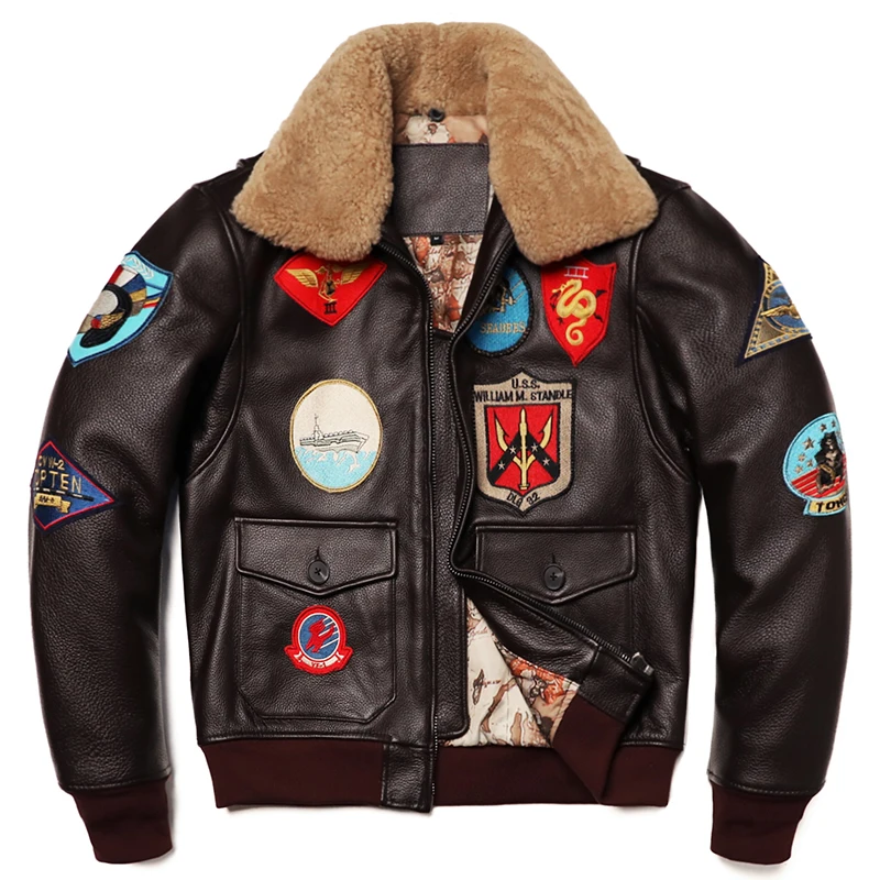 Pakaian militer G1 jaket pener - Leather Work Jacket ulasan dan harga