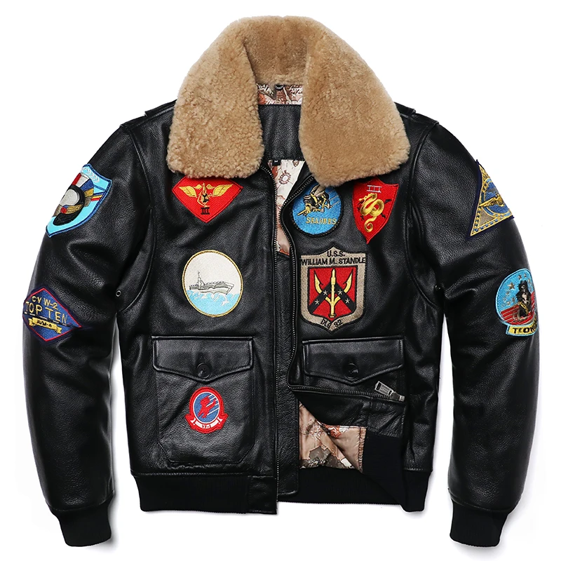 Pakaian militer G1 jaket pener - Leather Work Jacket ulasan dan harga