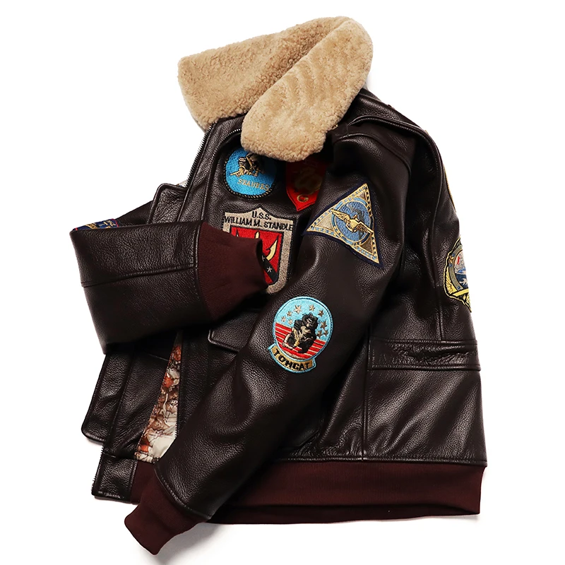 Pakaian militer G1 jaket pener - Leather Work Jacket ulasan dan harga