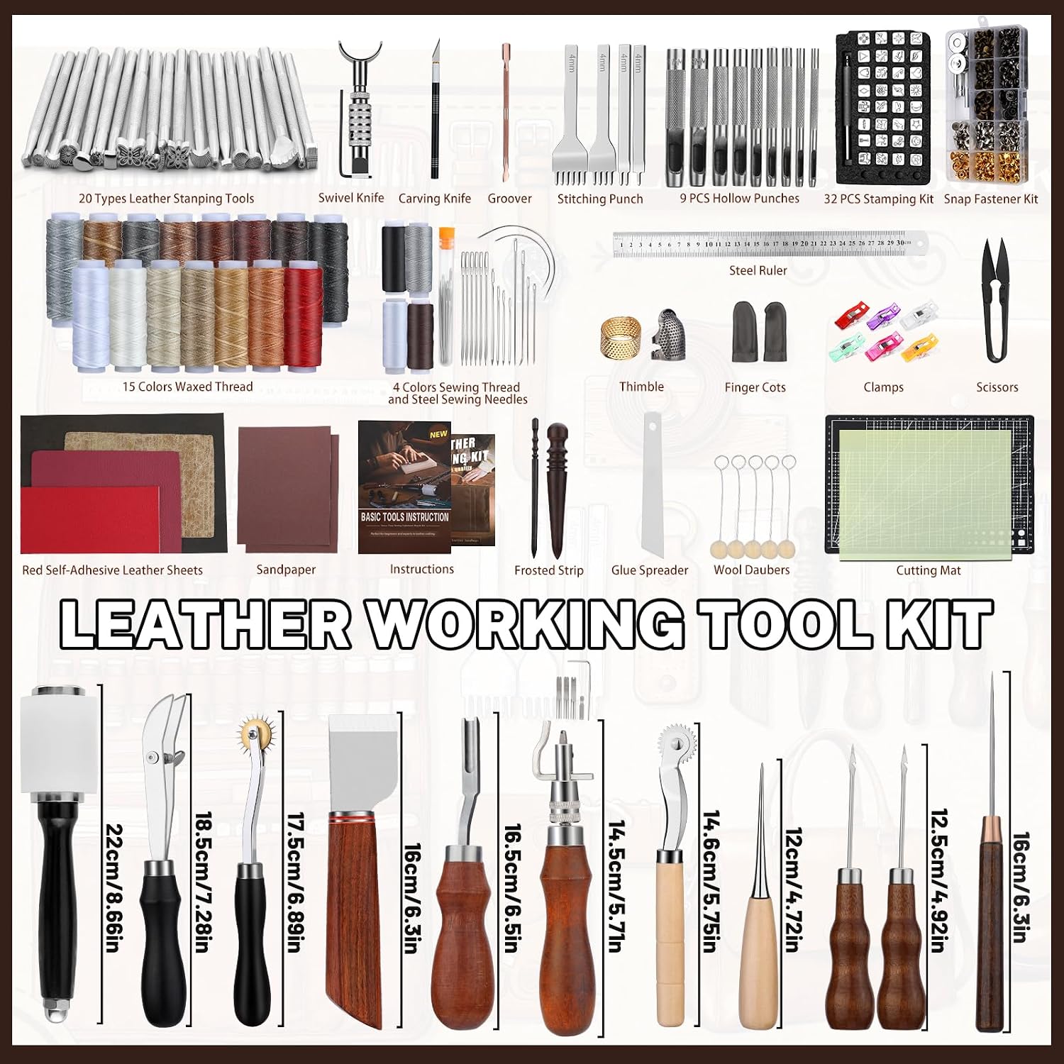 Perlengkapan Kerja Kulit, Pera - For Leather Work ulasan dan harga