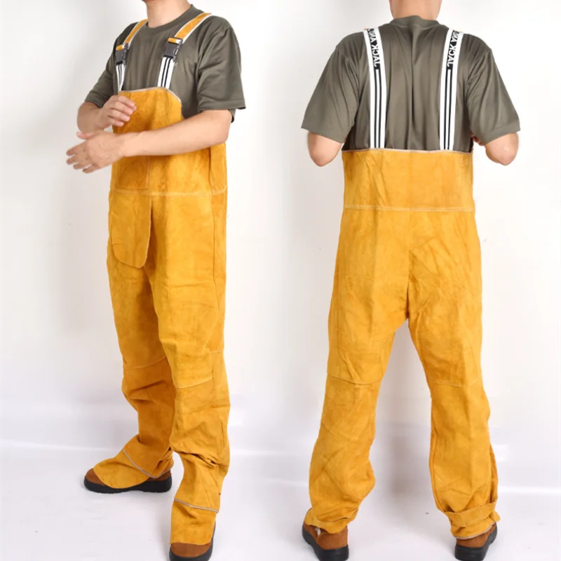 Celana terusan las kulit sapi  - Leather Work Overalls ulasan dan harga