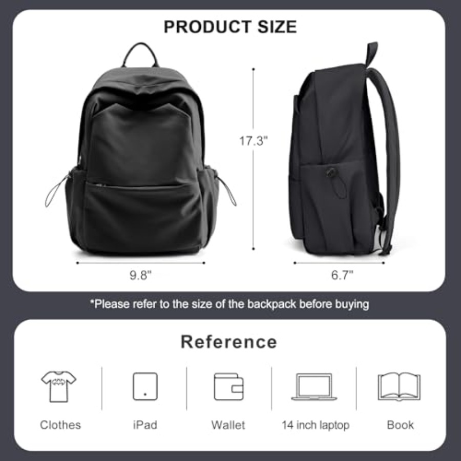 Ransel Hitam untuk Wanita, Ran - For Leather Work ulasan dan harga